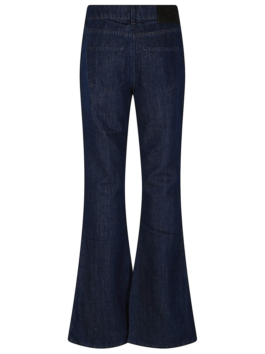 Pt Torino Janet Dark Indigo Flared Jeans