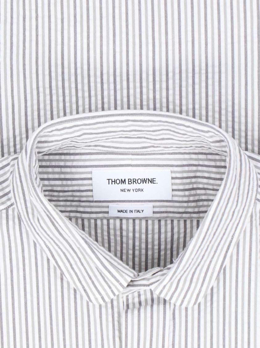 Thom Browne Striped Shirt – Grey