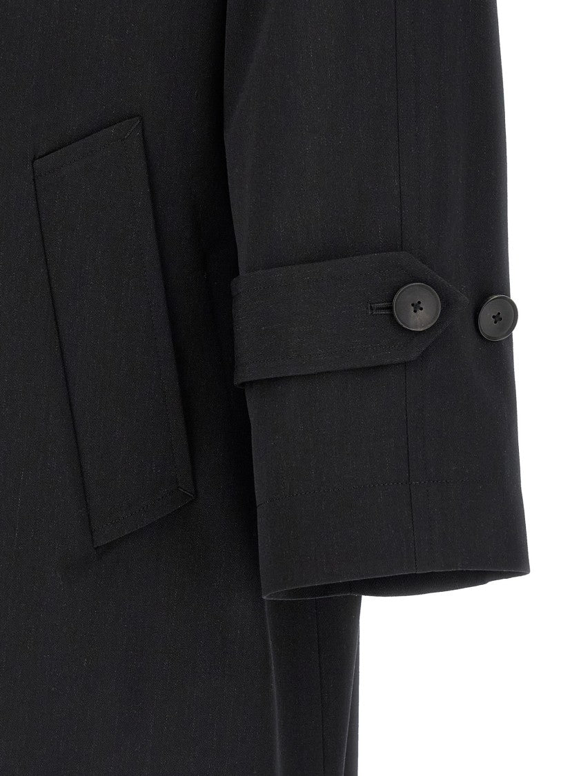 Auralee Light Wool Gabardine' Trench Coat