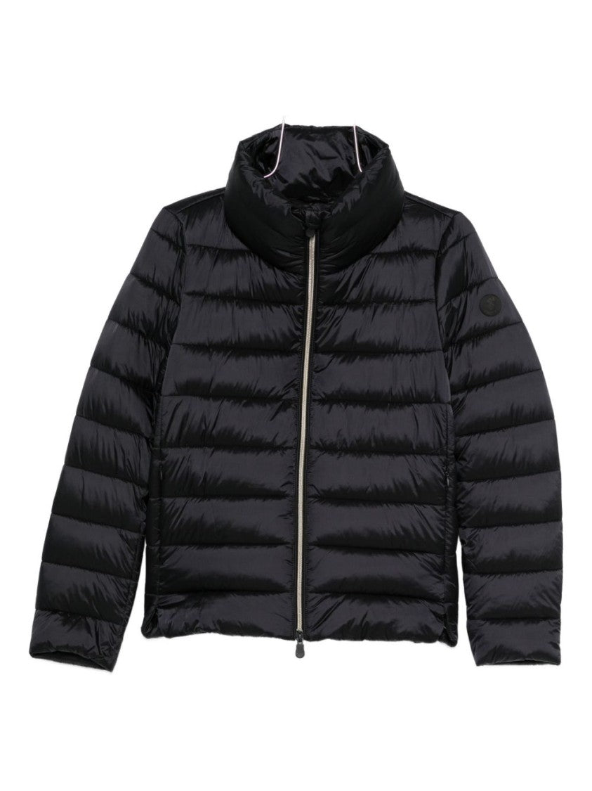 Save The Duck Horizontal Quilted Short Puffer Jacket