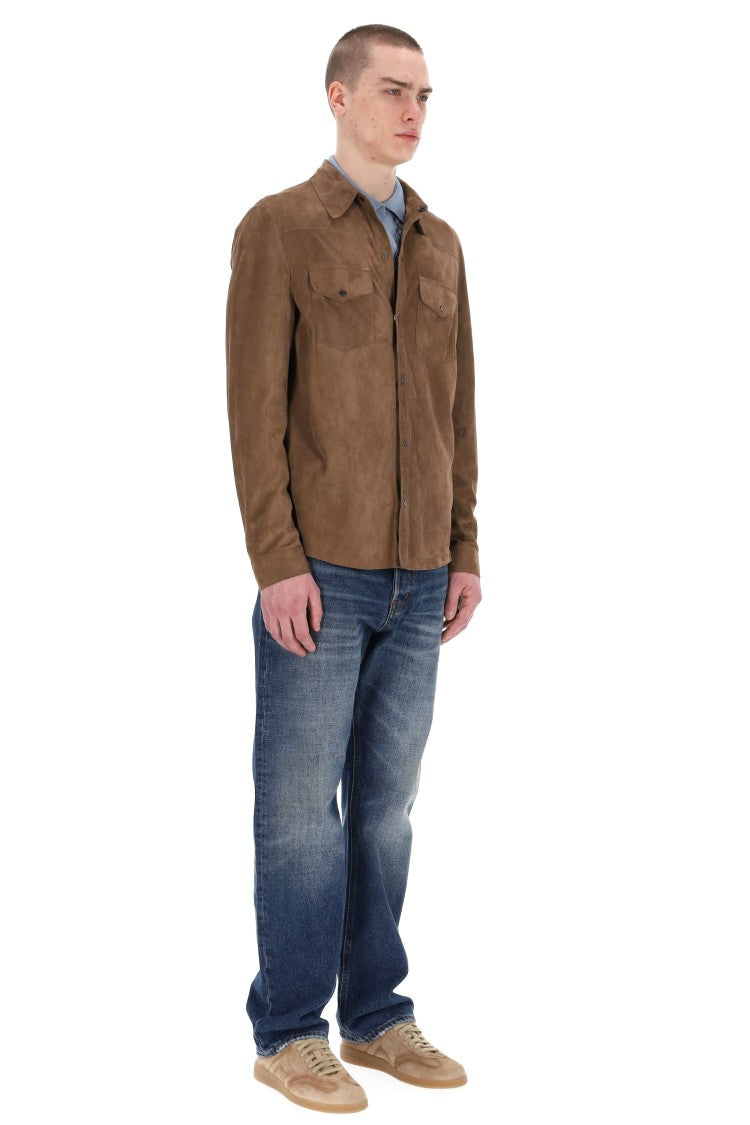 Salvatore Santoro Superlight Suede Overshirt
