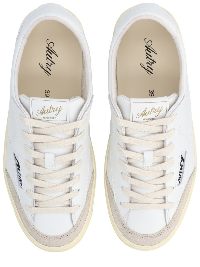 Autry Windscape Low Smooth Leather Sneakers