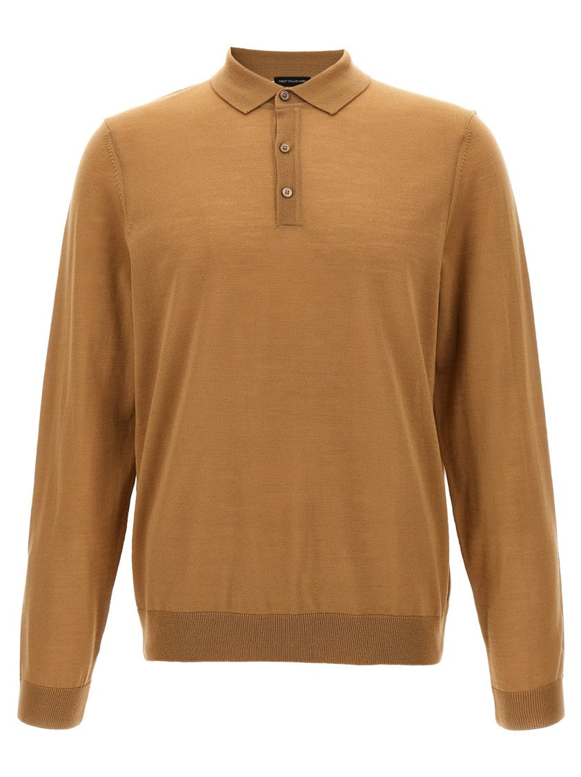 Hugo Boss Polo Shirt-Style Wool Sweater
