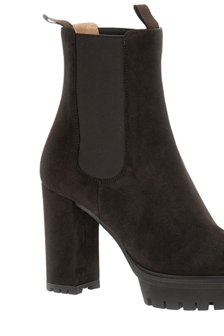 Gianvito Rossi Moka Barry Suede Chelsea Boots