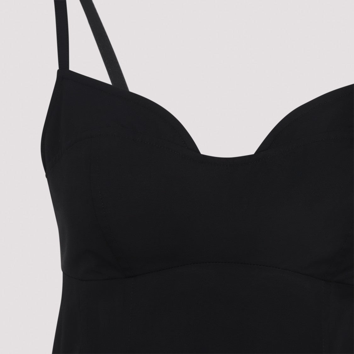 Co Black Maxi Dress With Spaghetti Straps And Sweetheart Neckline