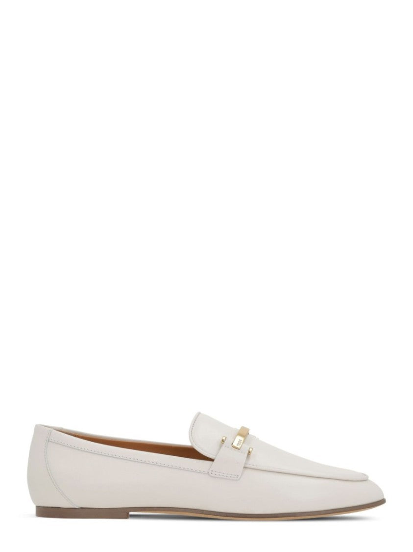 Tod's Leather Moccasins With Pointed Toe