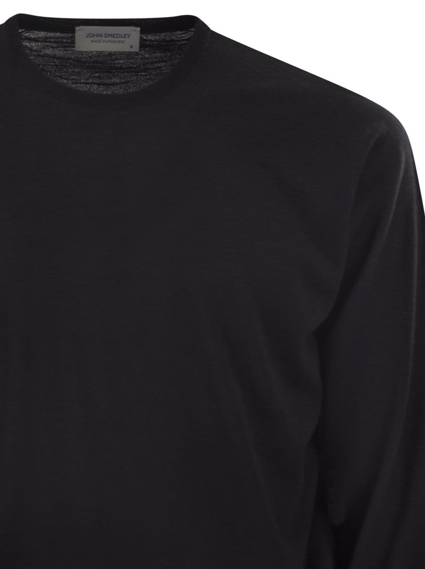 John Smedley Lundy - Crew Neck Jumper In Extra-Fine Merino Wool