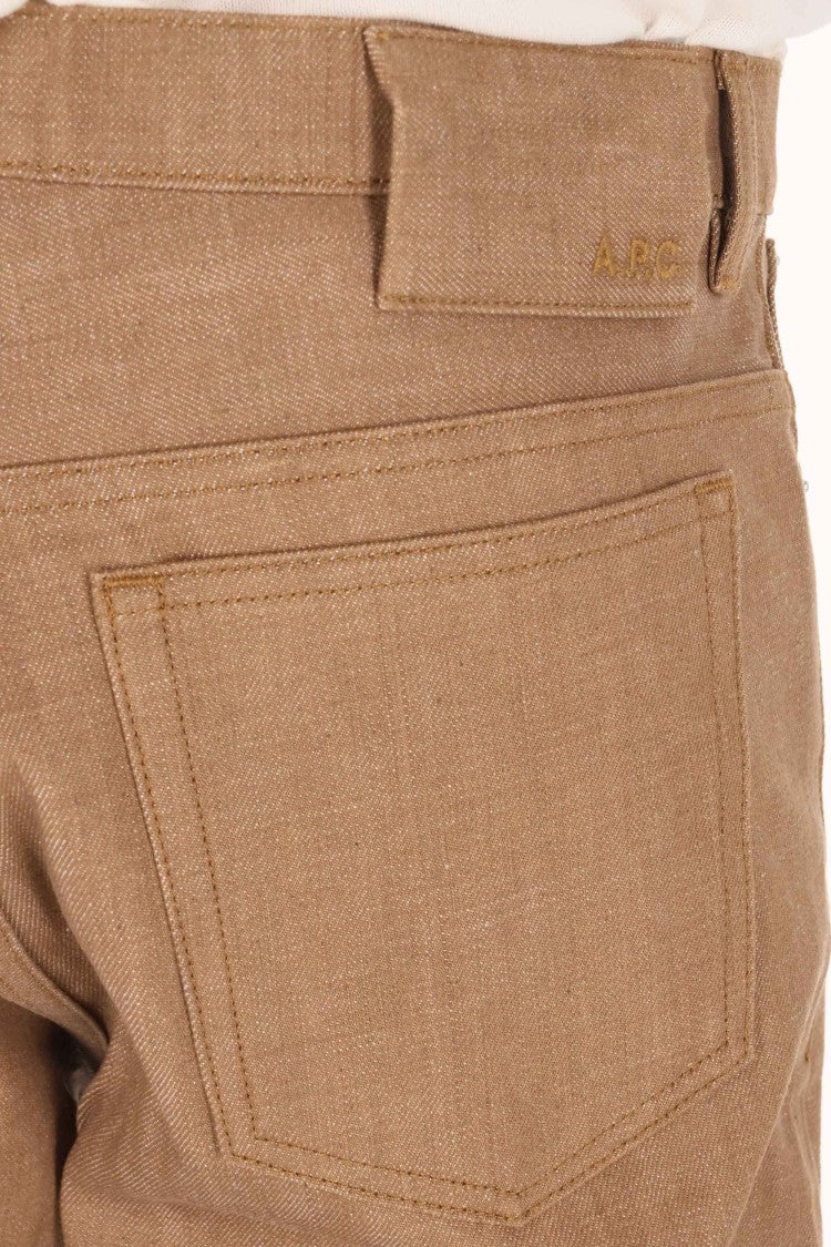 A.P.C. Tabacco Japanese Denim Straight Jeans