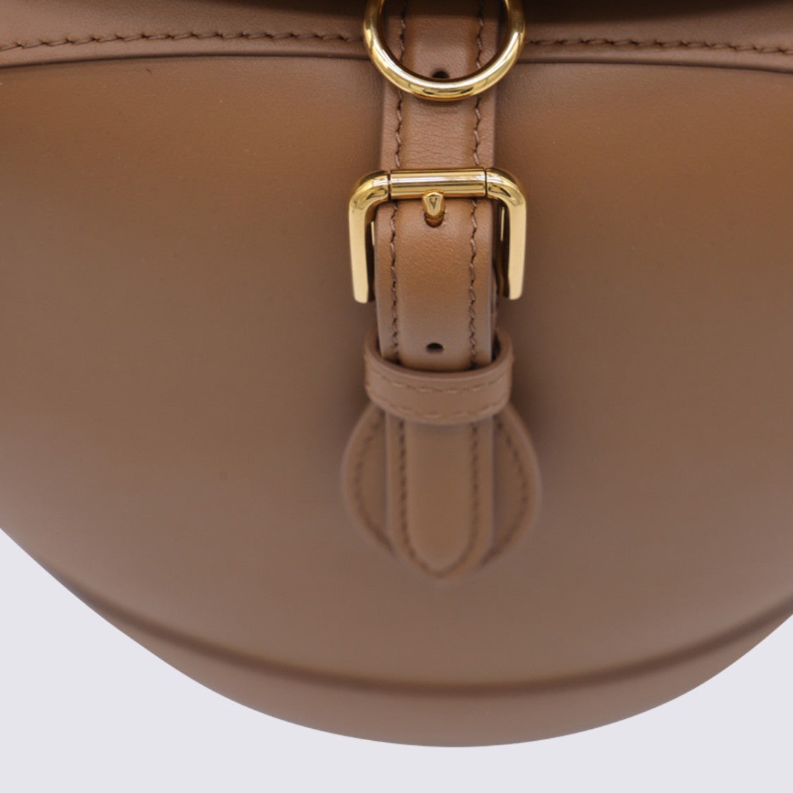 Dolce & Gabbana Brown Leather Capri Satchel
