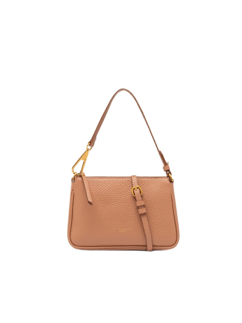 Gianni Chiarini Compact Rectangular Handbag With Textured Leather Finish