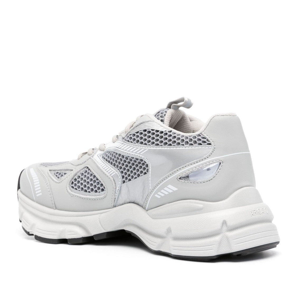 Axel Arigato Marathon Runner Gray Layered Reflective Sneakers