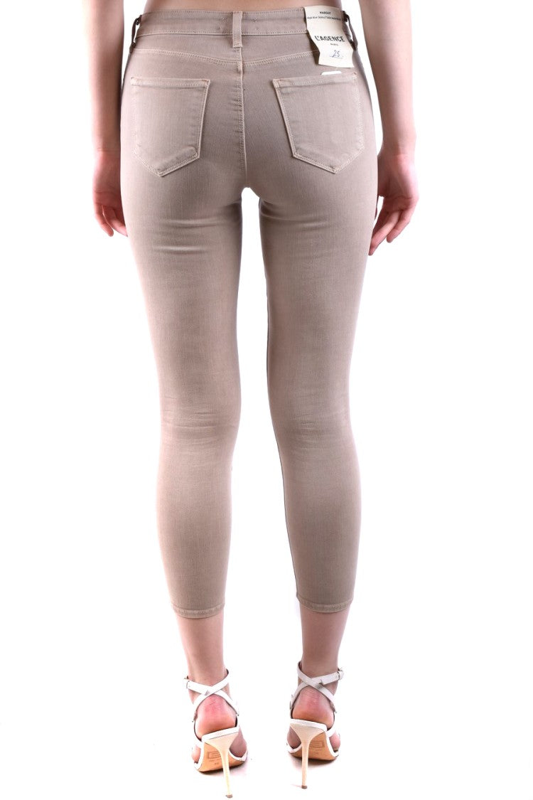 L'agence Slim-Fit Cropped Jeans With Mid-Rise Waist