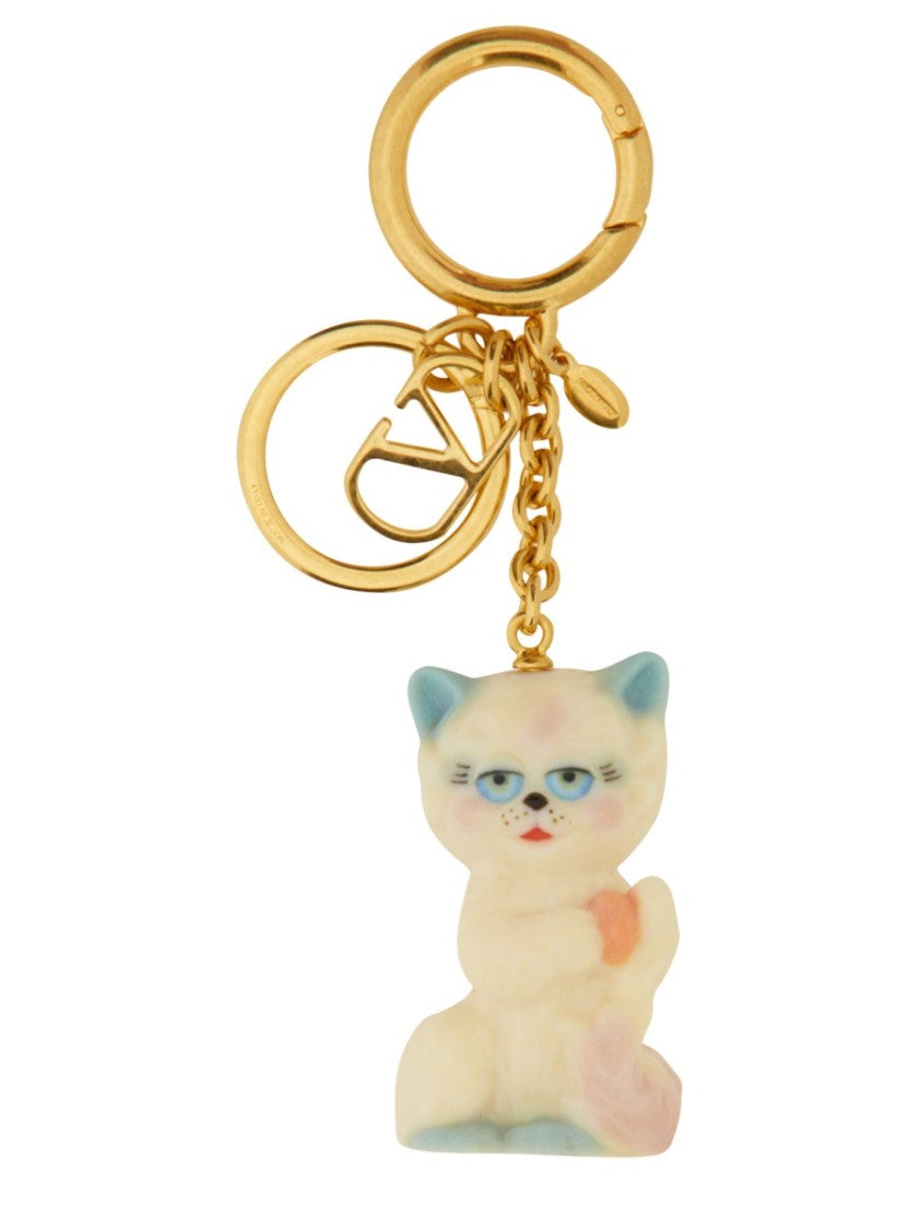 Valentino Garavani Le Chat De La Maison" Keychain