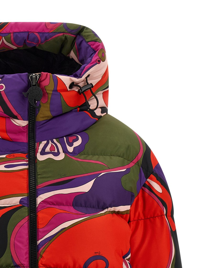 Emilio Pucci 'Orchidee' Down Jacket