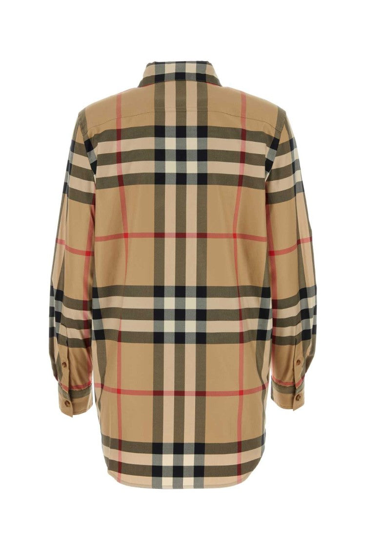 Burberry Embroidered Cotton Shirt