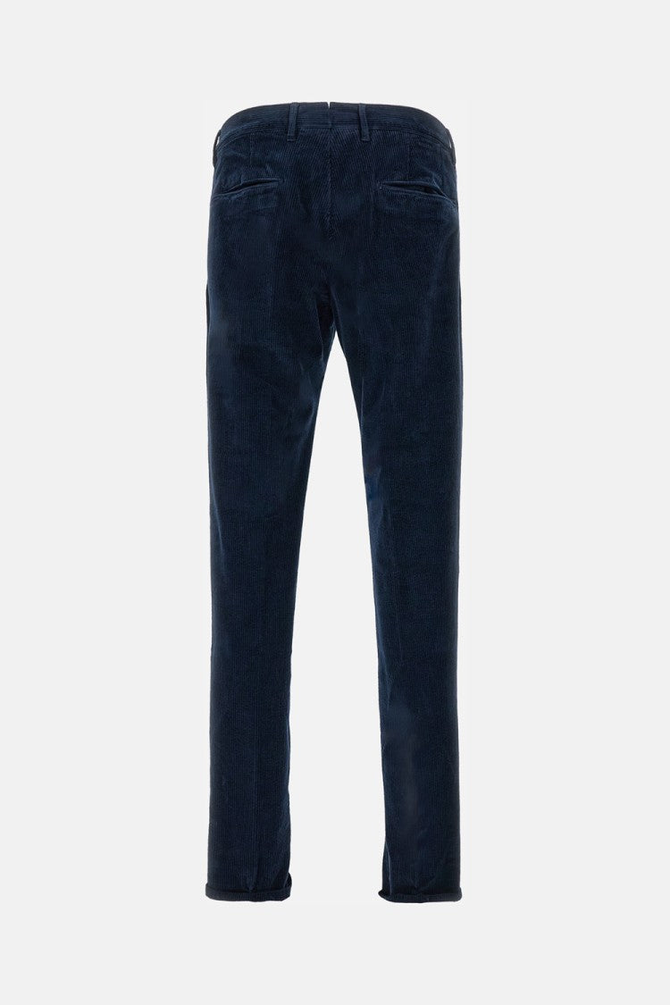 Incotex Tailored Fit Corduroy Trousers With Zip