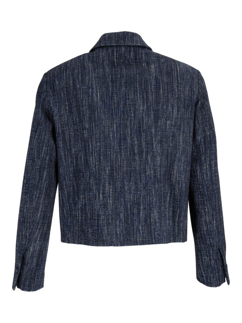 Circolo 1901 Cropped Textured Cotton Jacket