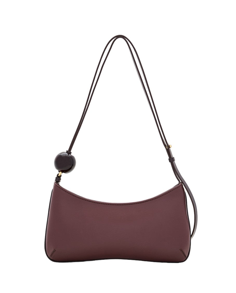Jacquemus Le Bisou Perle Leather Shoulder Bag