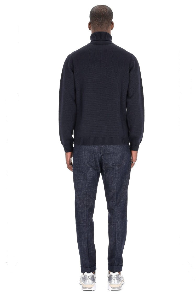 Roberto Collina Merino Wool Turtleneck Sweater