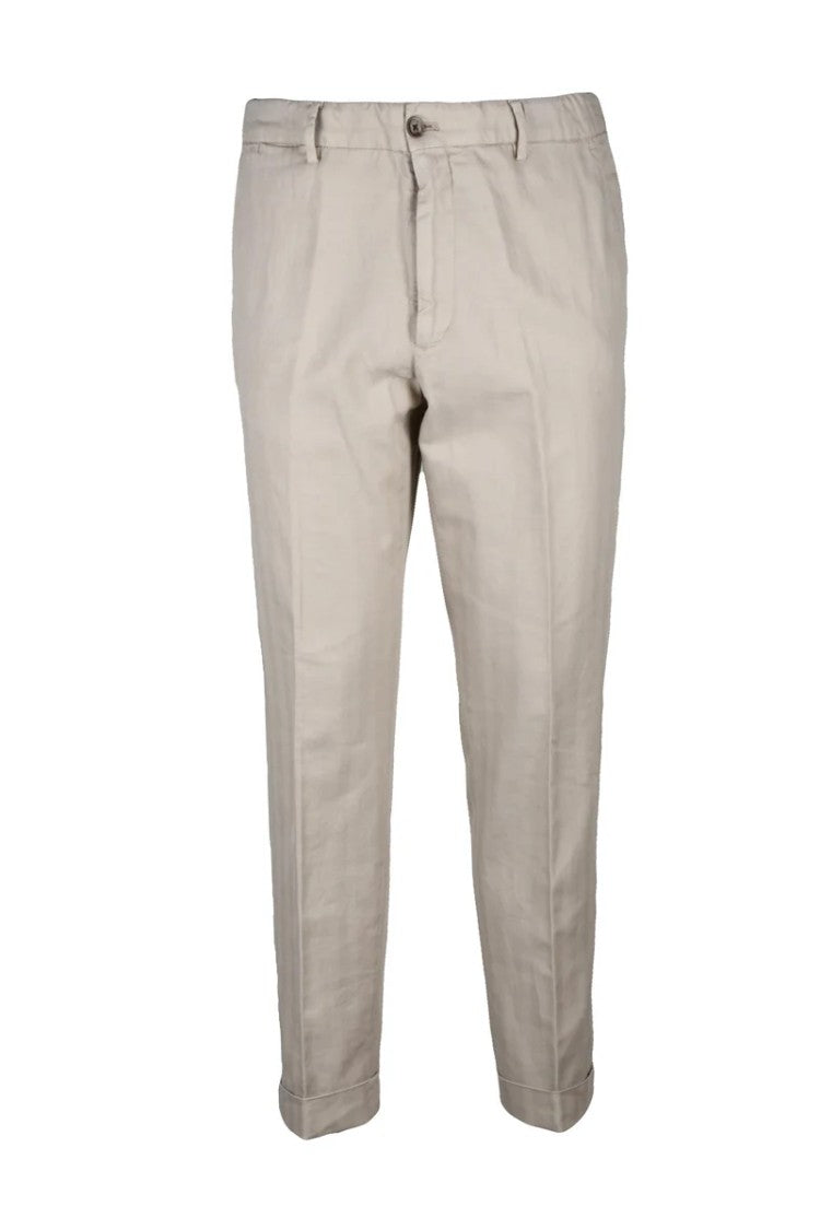 Briglia 1949 Briglia 1949 Cotton Linen Stretch Trousers - Beige