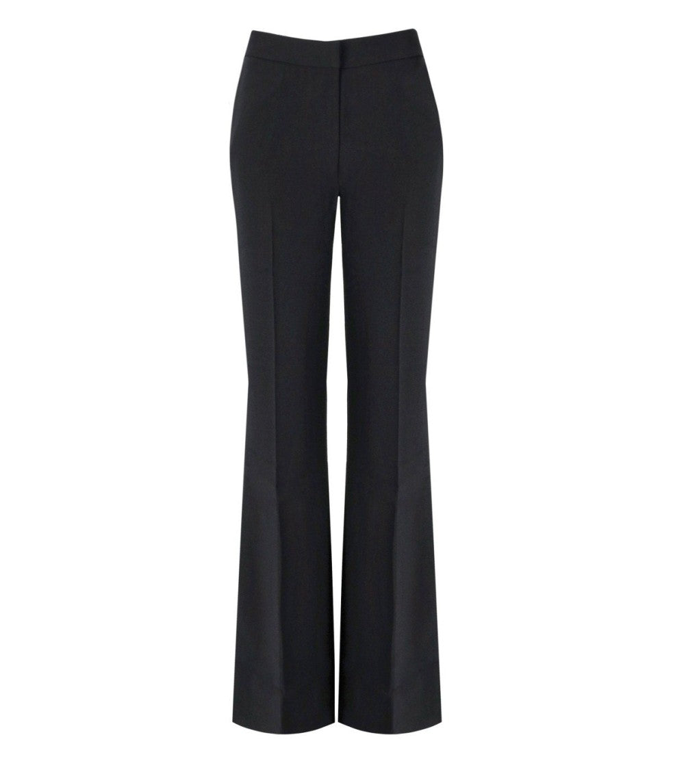 Stine Goya High-Waisted Flared Trousers With Side Pockets