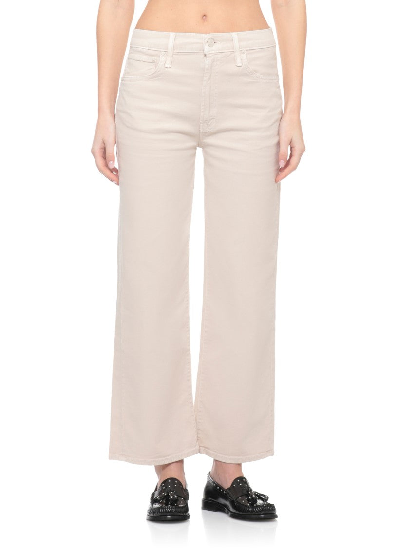 Mother Beige The Dodger Flood Jeans