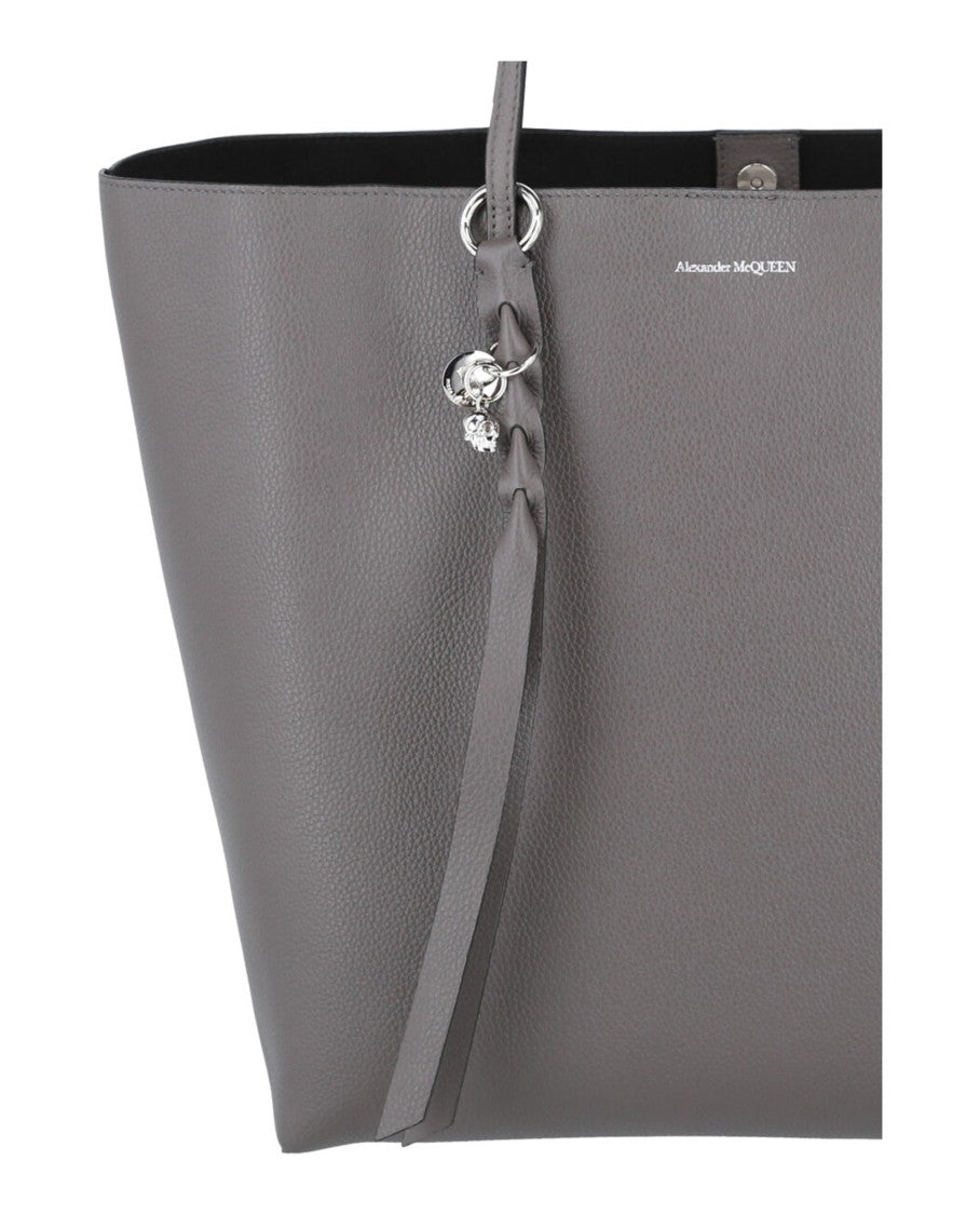 Alexander Mcqueen Large Skull Leather Shopper