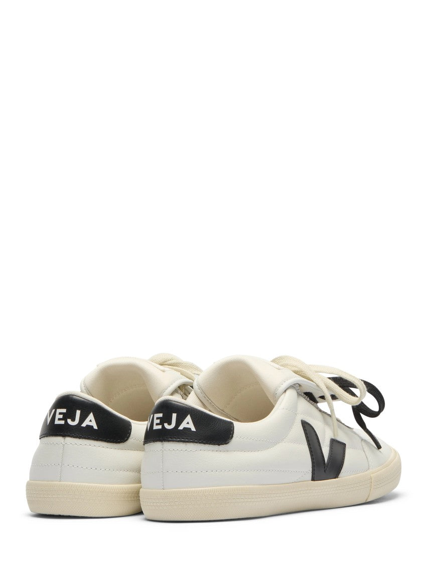Veja Low-Top Sneakers With Organic Traced Leather