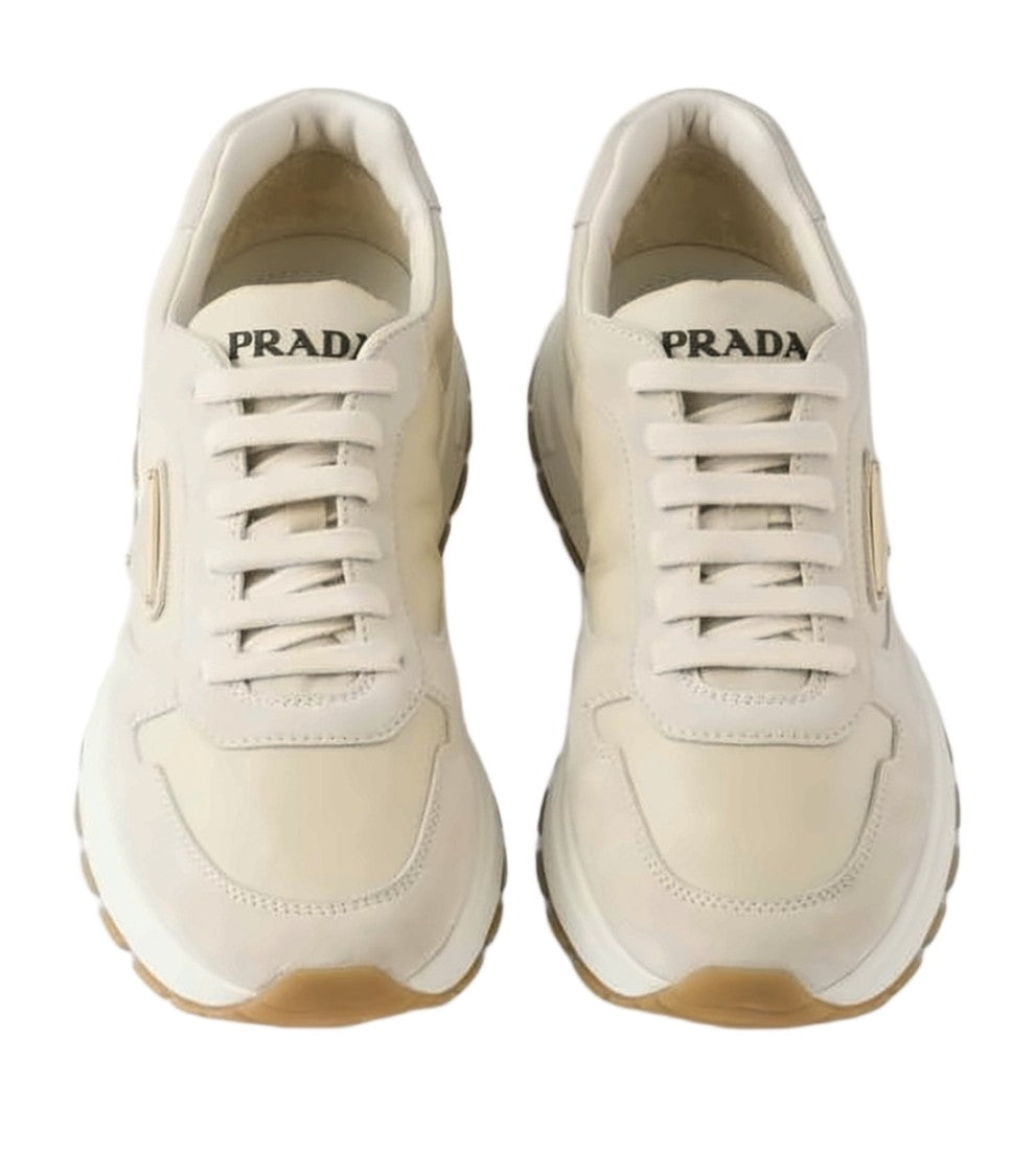 Prada Low-Top Sneakers With Suede
