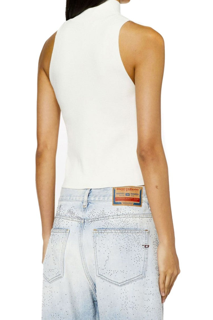 Diesel Off-White Cotton Top