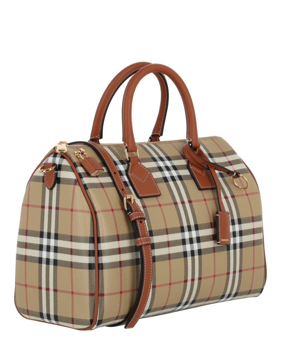 Burberry Medium Check Bowling Bag