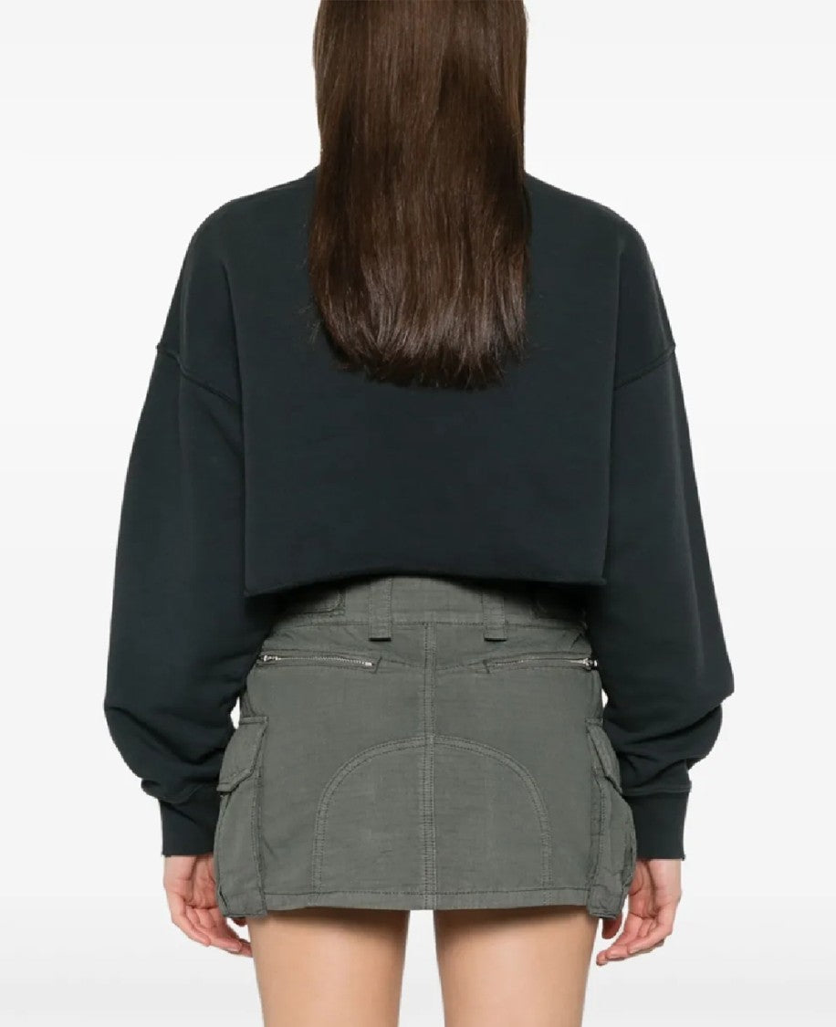 Golden Goose Golden Ws Cropped Sweatshirt