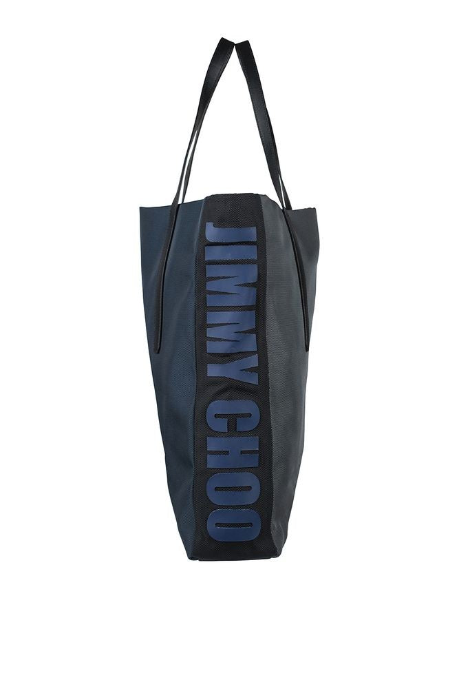 Jimmy Choo Grey Nylon Tote Bag