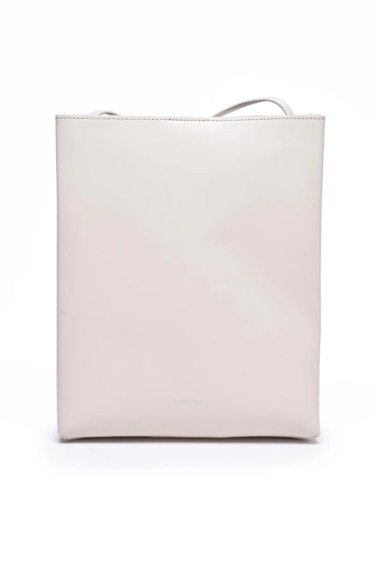 Calvin Klein Leather Crossbody Bag White