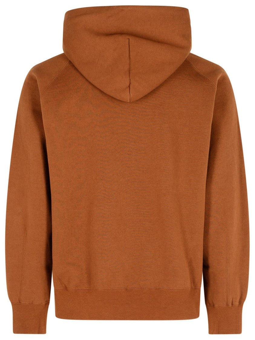 Sacai 'Charhartt Work In Progress' Brown Cotton Sweatshirt