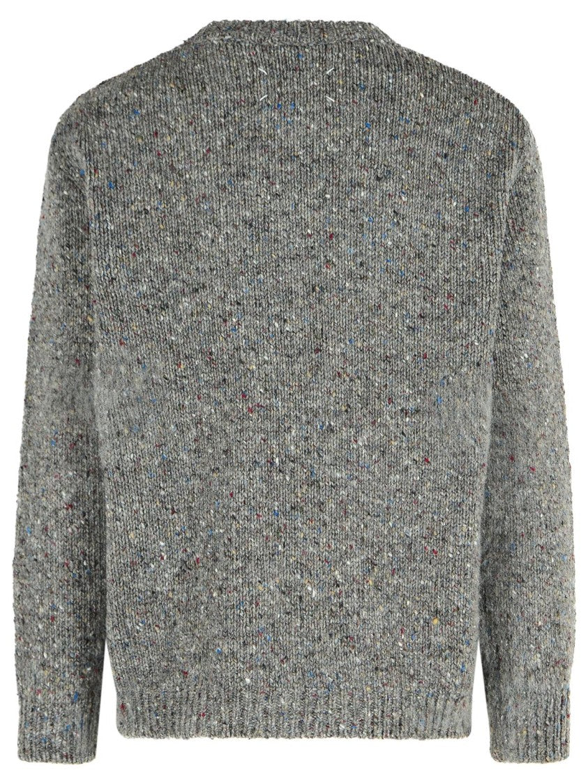 Maison Margiela Grey Virgin Wool Sweater