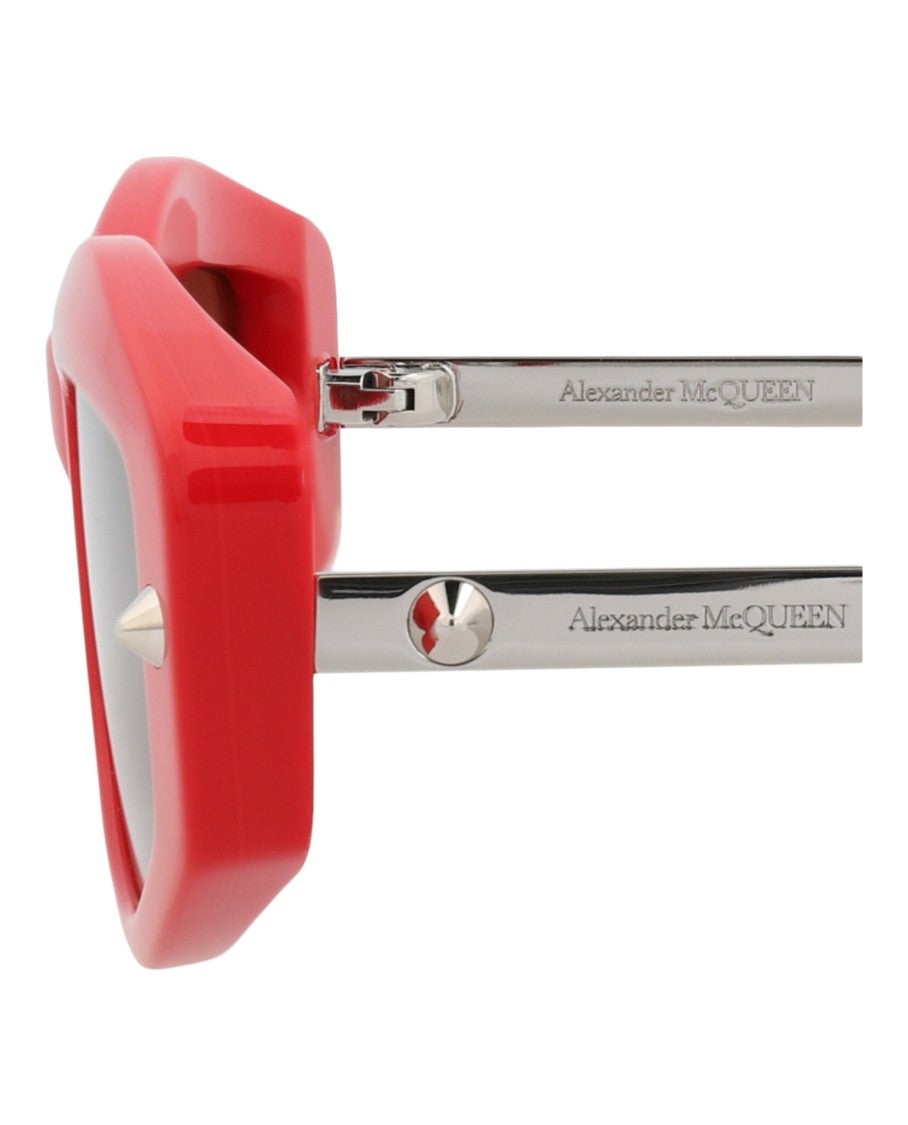Alexander Mcqueen Square-Frame Recycled Acetate Sunglasses
