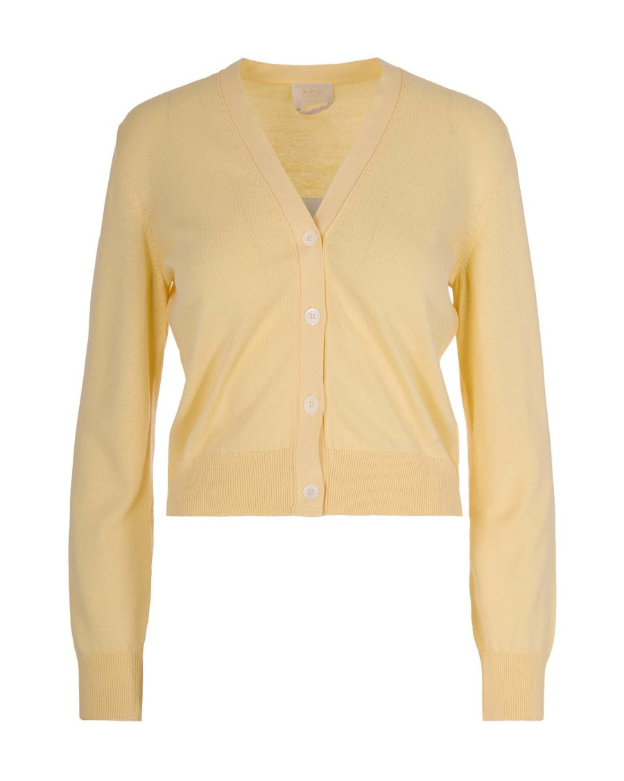 A.P.C. V-Neck Button Cardigan