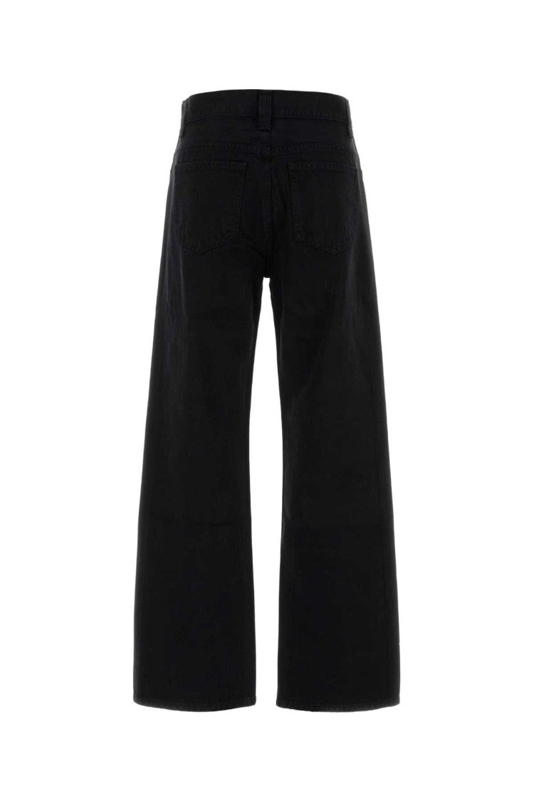 Khaite Black Denim Bonnie Jeans