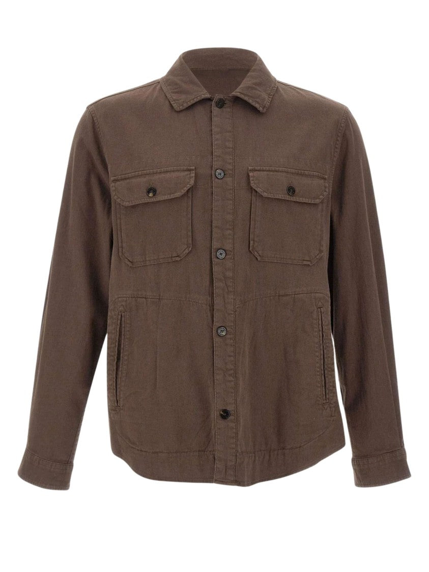 Woolrich Classic Safari Structured Collar Shirt