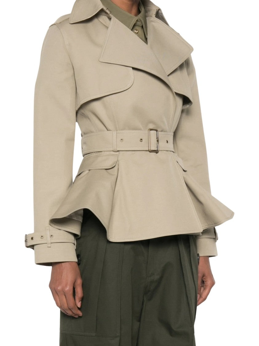 Burberry Beige Cotton Pembury Trench Coat