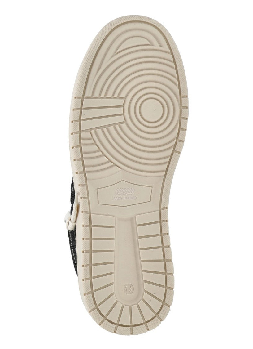 Evenu Equal Black Suede Low-Top Sneakers
