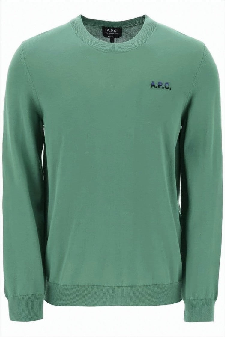 A.P.C. Relaxed Fit Cotton Crewneck Sweater