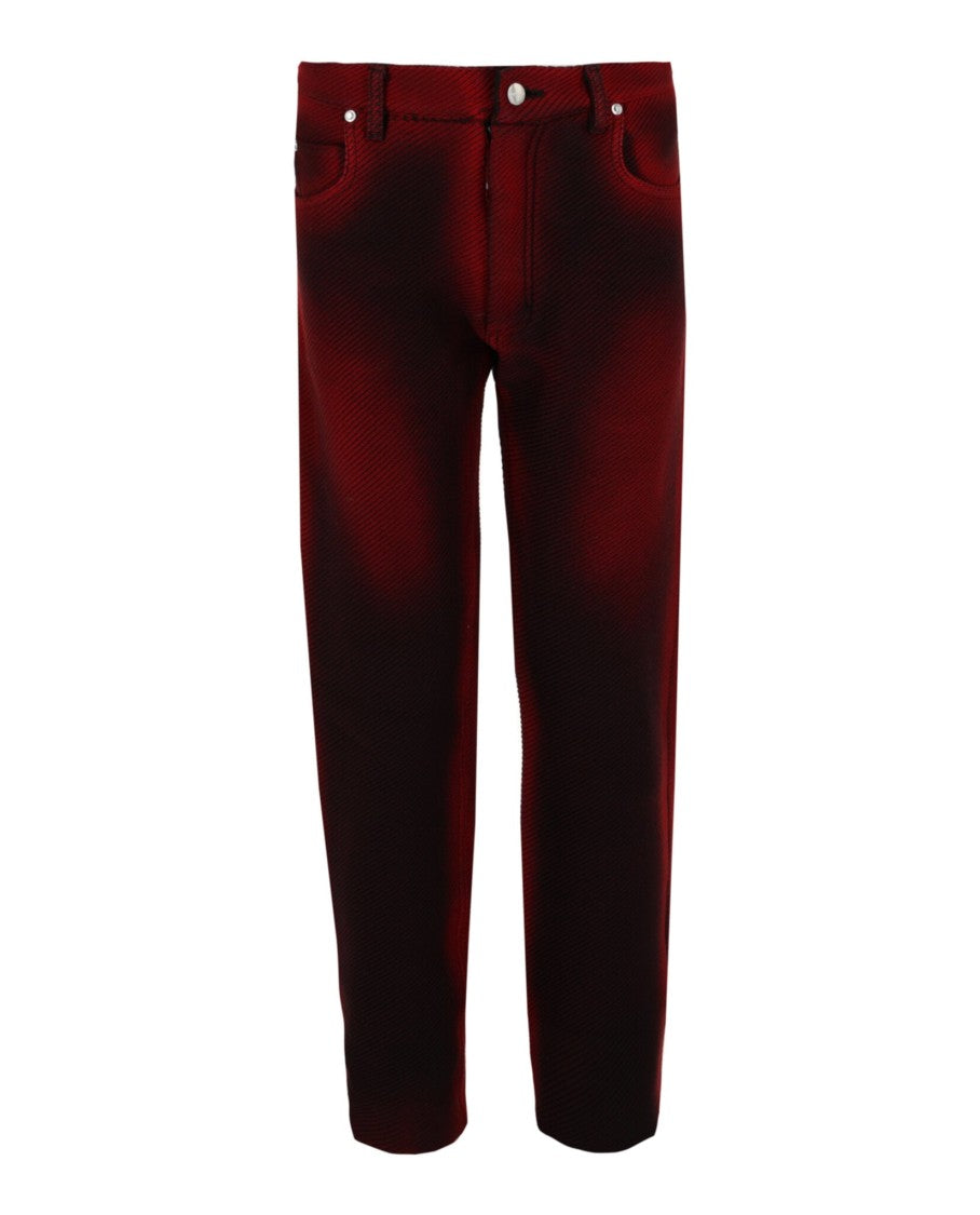 Ferragamo Ribbed Airbrush Pants