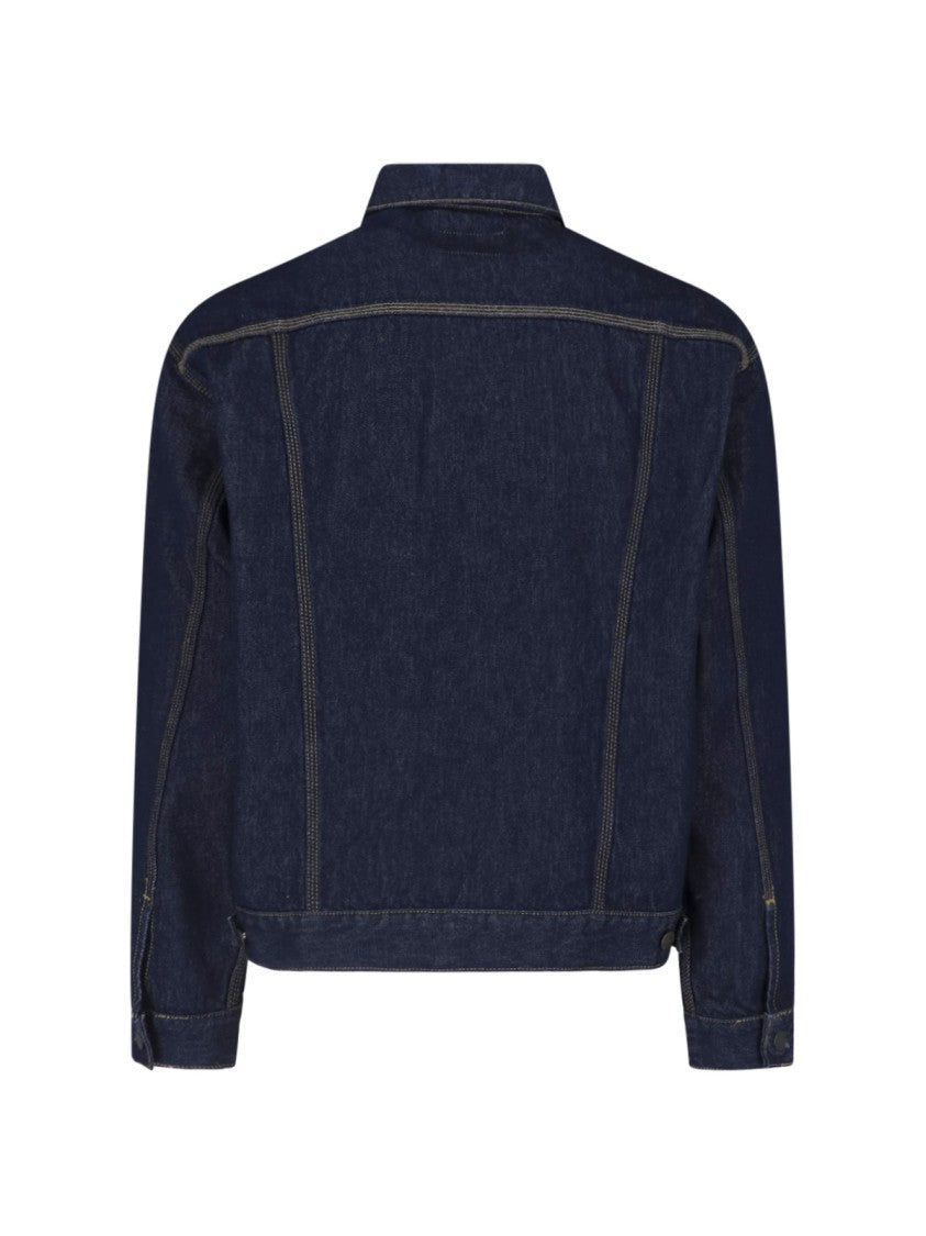 Carhartt Wip Blue Helston Cotton Denim Jacket