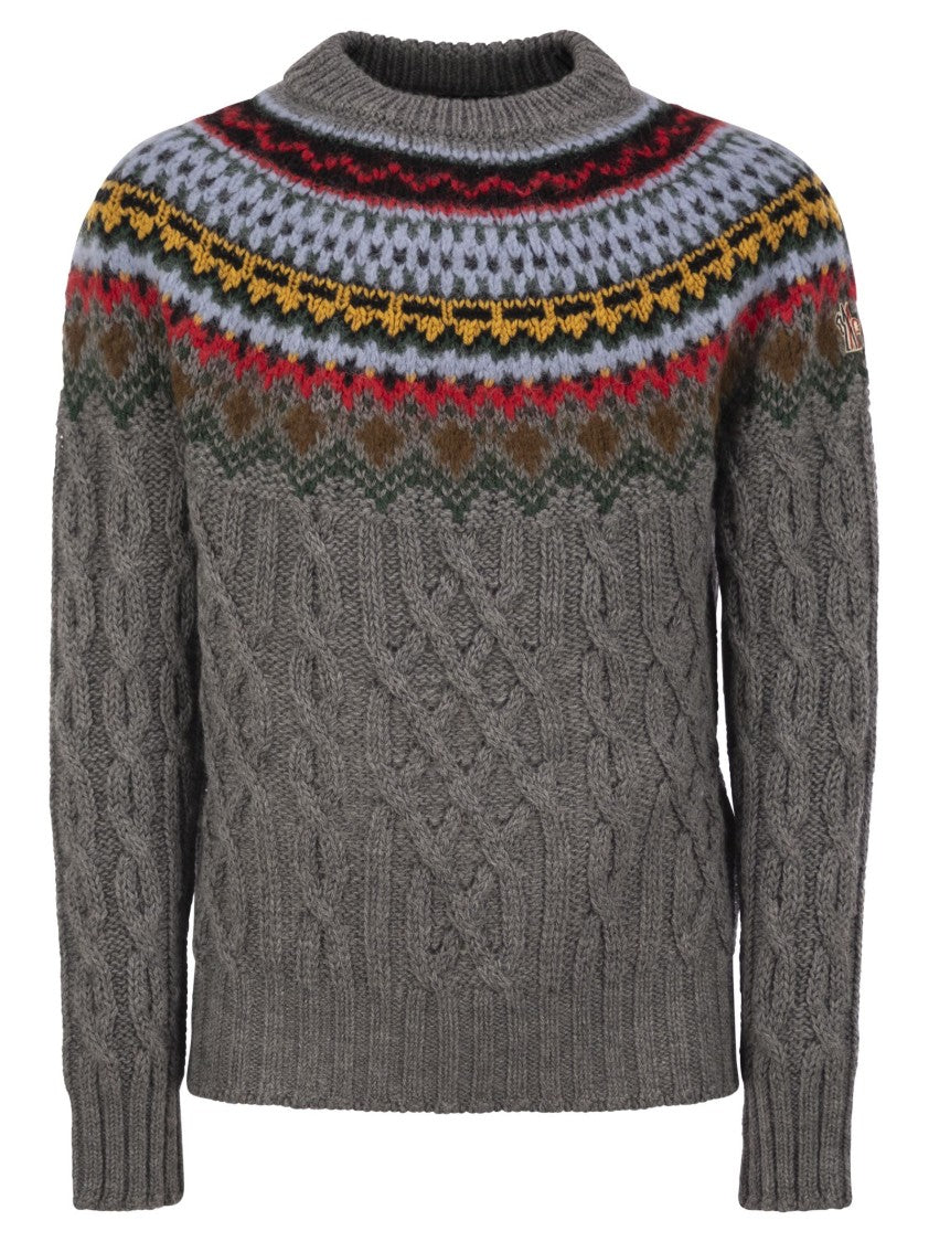 Moncler Grenoble Wool And Alpaca Jumper
