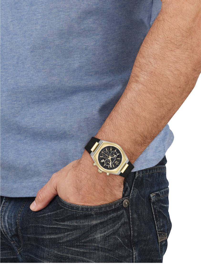 Ferragamo Tonneau 42Mm Chronograph Watch