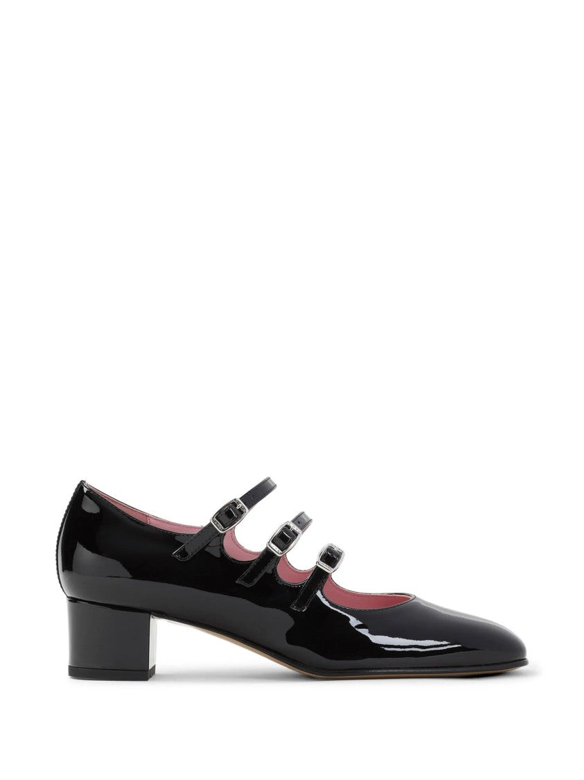 Carel Paris Kina Patent Leather Block Heel Shoes