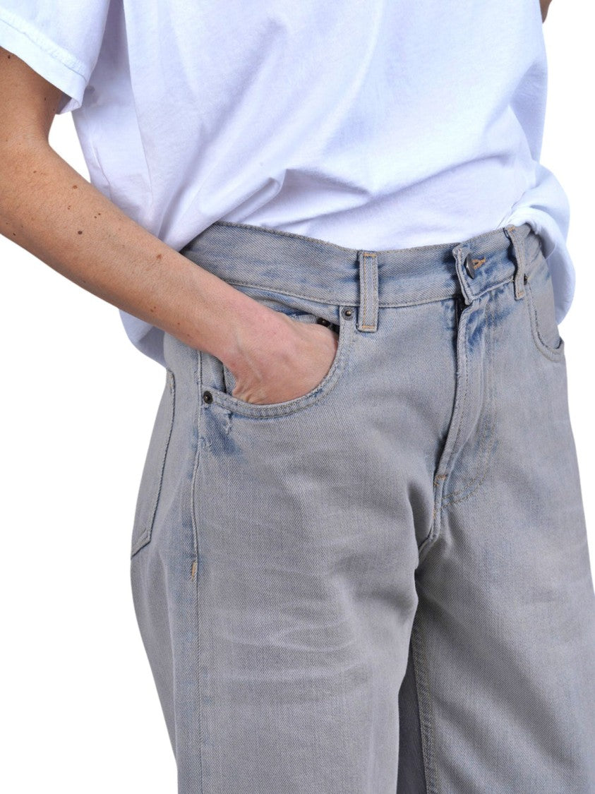 Haikure Gray Vintage Wash Denim Jeans