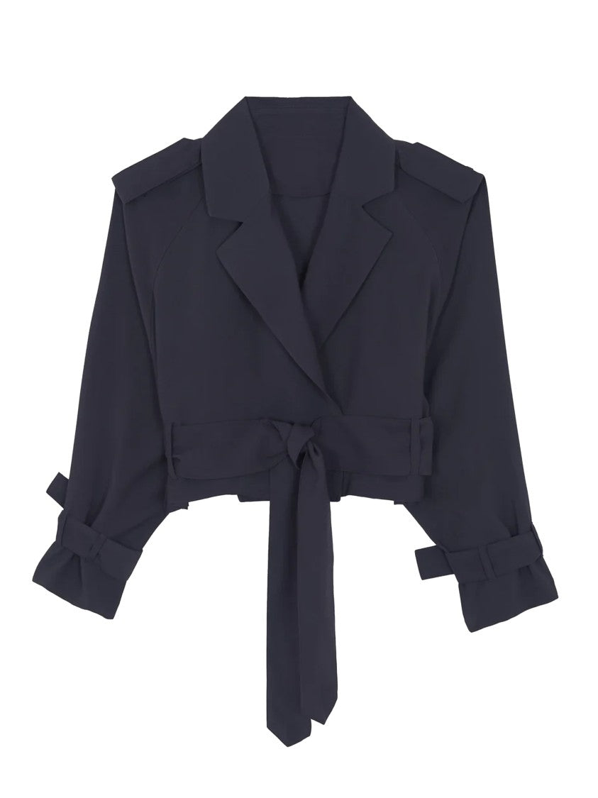 The Frankie Shop Simona Short Trench Coat